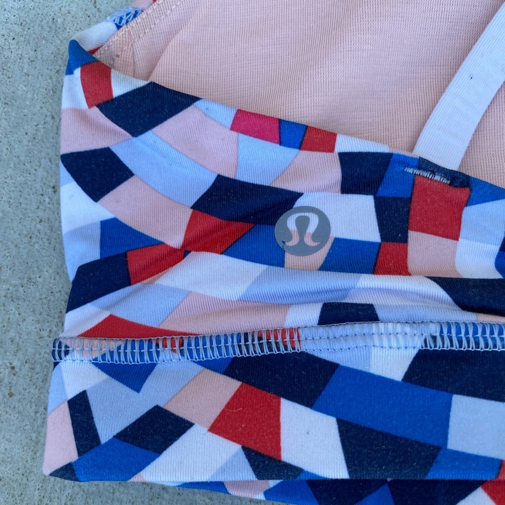 lululemon Energy Bra Multicolor Sports Bra